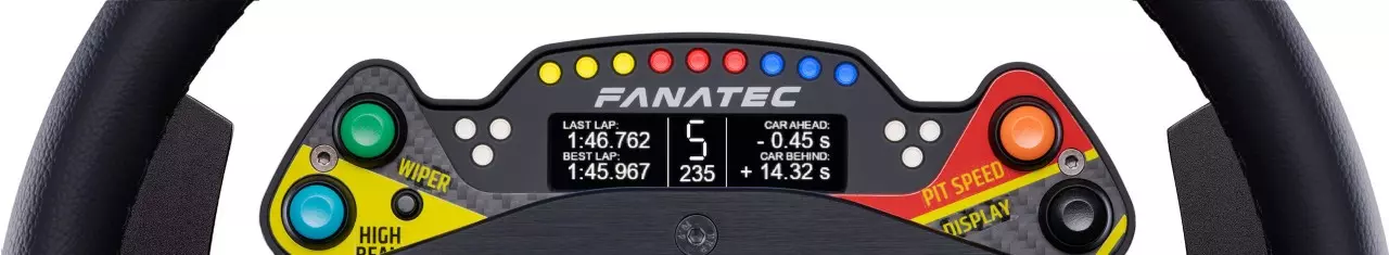 Fanatec Clubsport Porsche 911 GT3 R V2 display